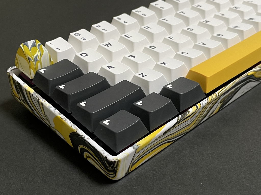 【試作品】Marble Paint Keyboard Case(GH60互換)