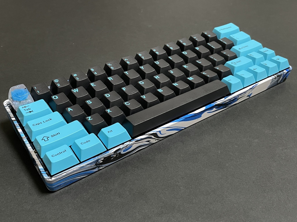 【試作品】Marble Paint Keyboard Case(GH60互換)