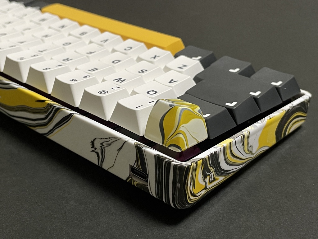 【試作品】Marble Paint Keyboard Case(GH60互換)