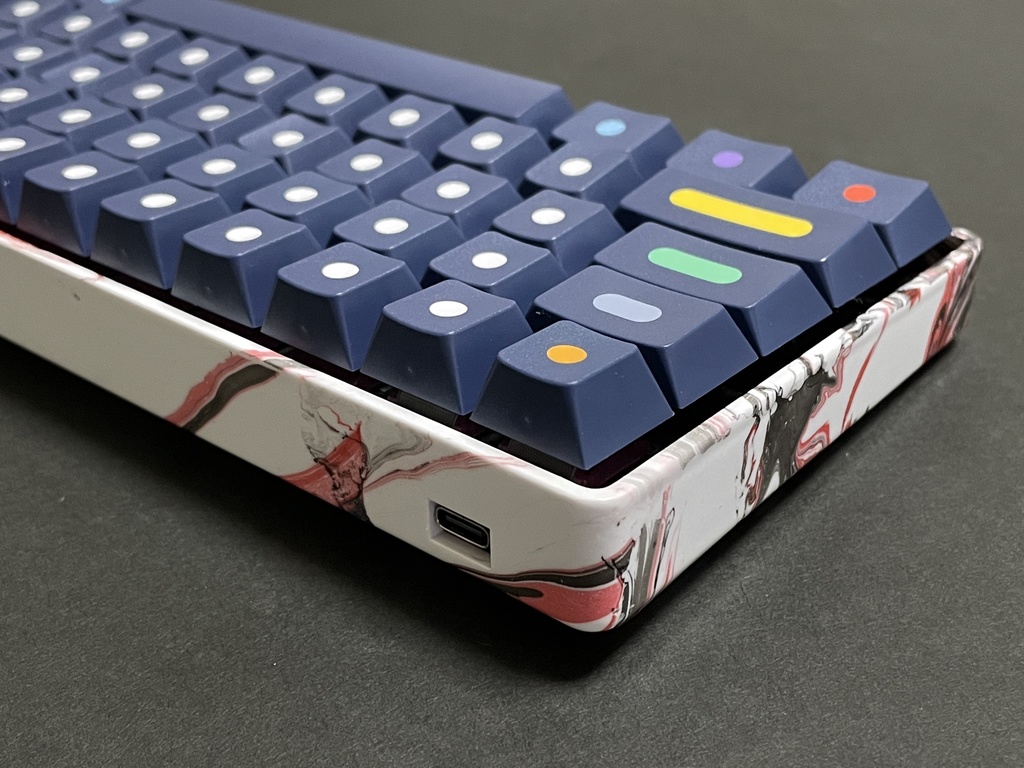 【試作品】Marble Paint Keyboard Case(GH60互換)