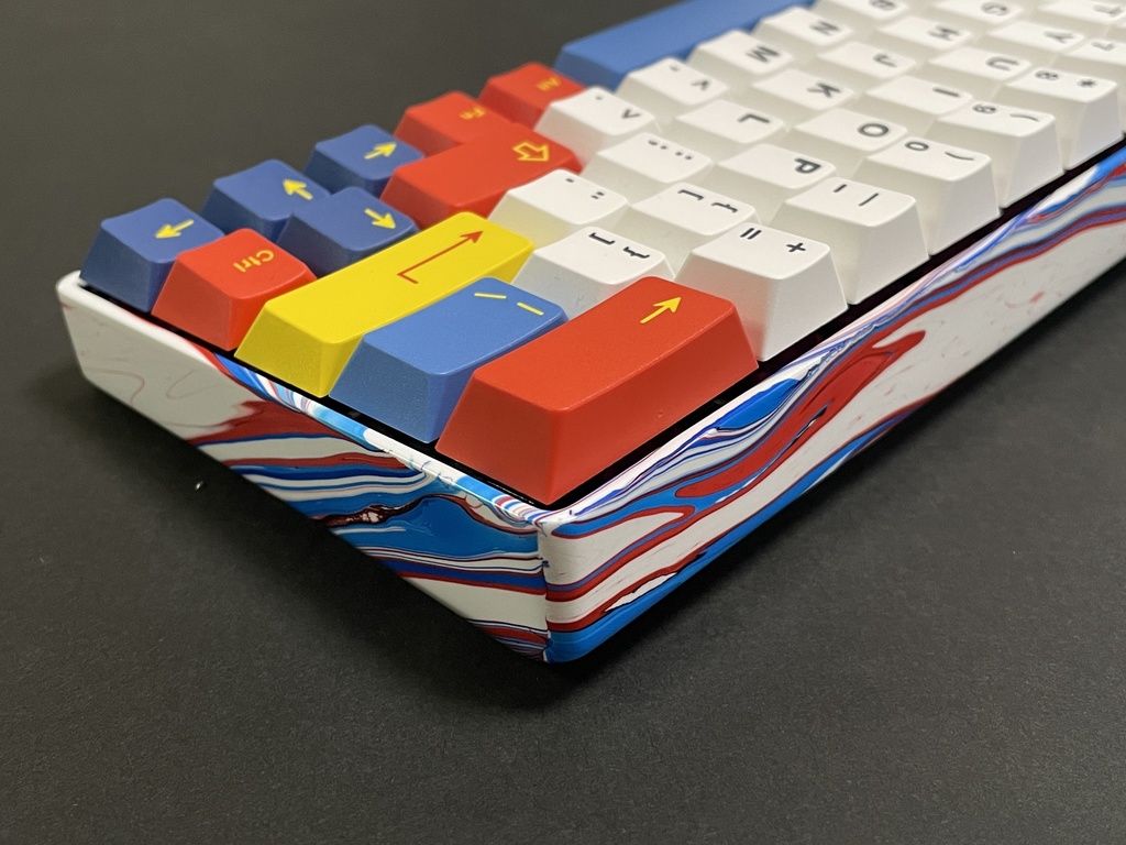 Marble Paint Keyboard Case Vol.2