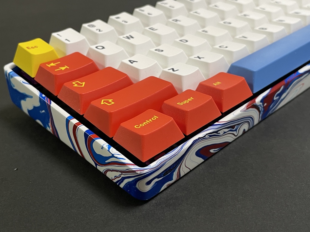 Marble Paint Keyboard Case Vol.2