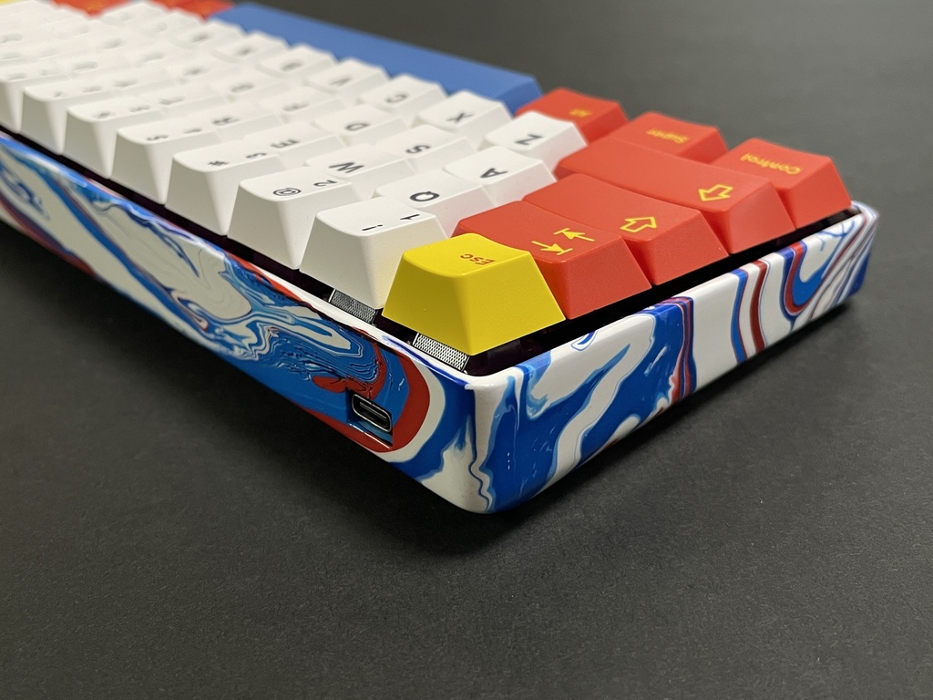 Marble Paint Keyboard Case Vol.2