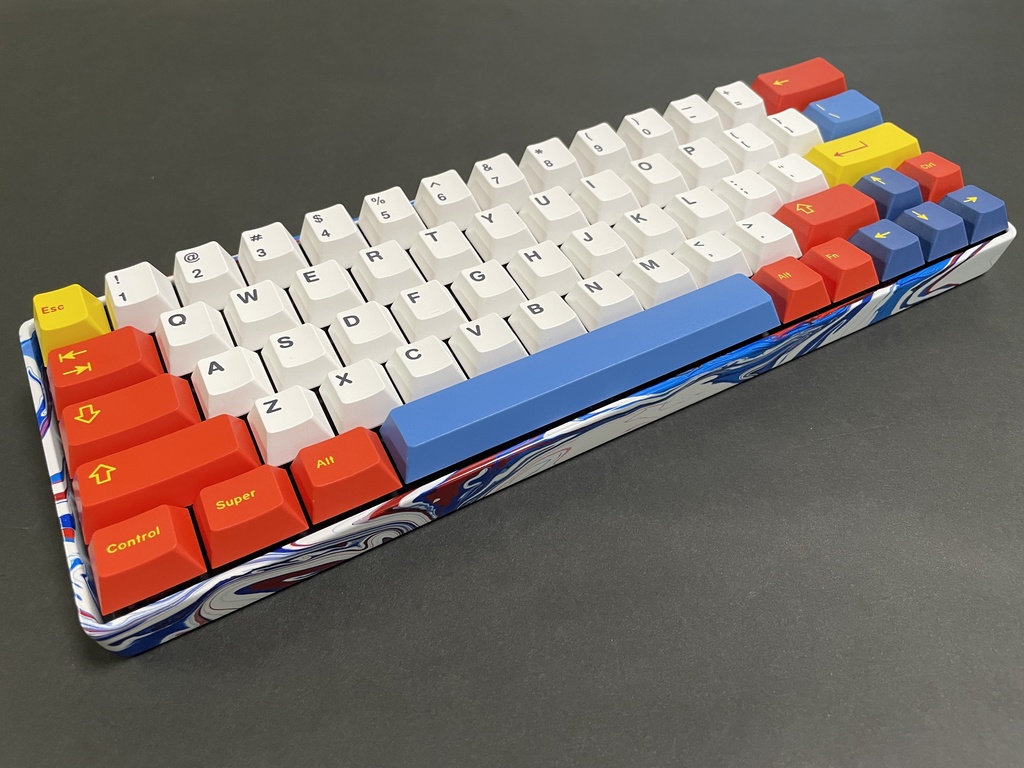 Marble Paint Keyboard Case Vol.2