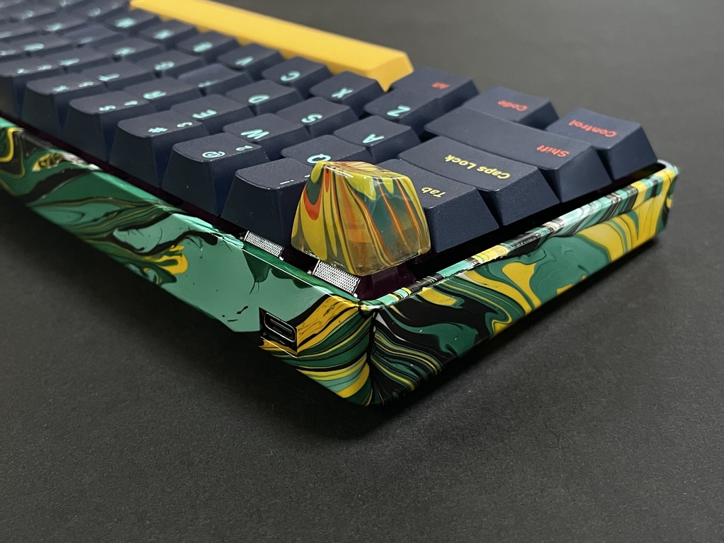 Marble Paint Keyboard Case Vol.2