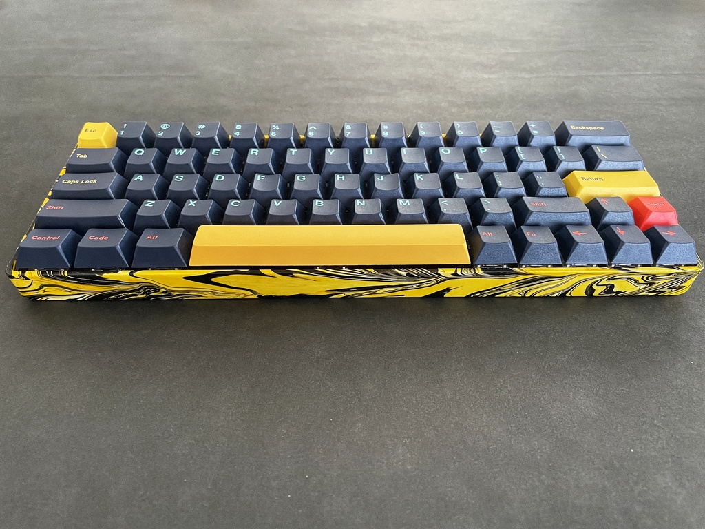 Marble Paint Keyboard Case Vol.3