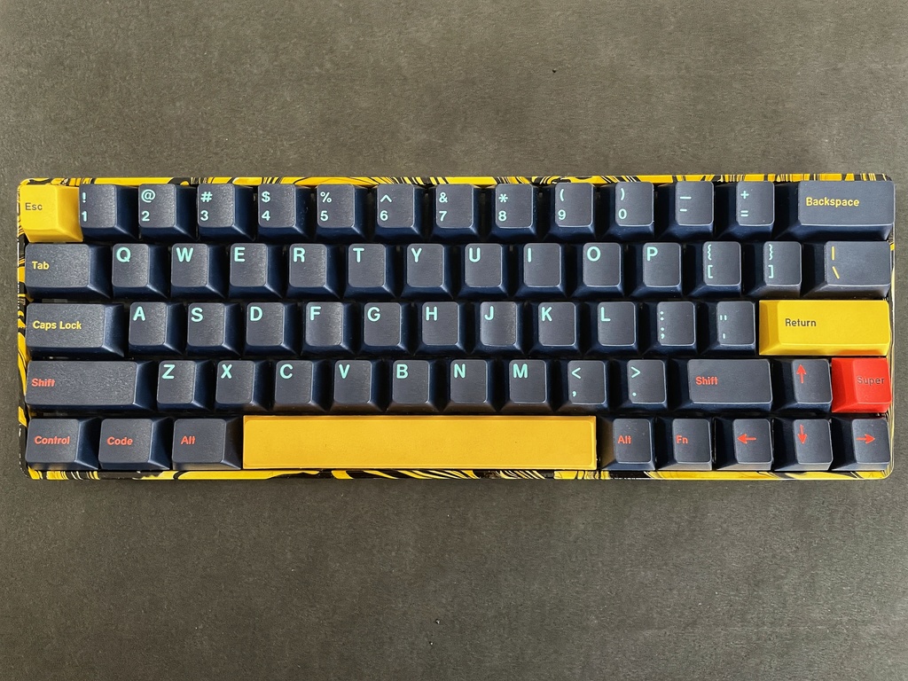 Marble Paint Keyboard Case Vol.3