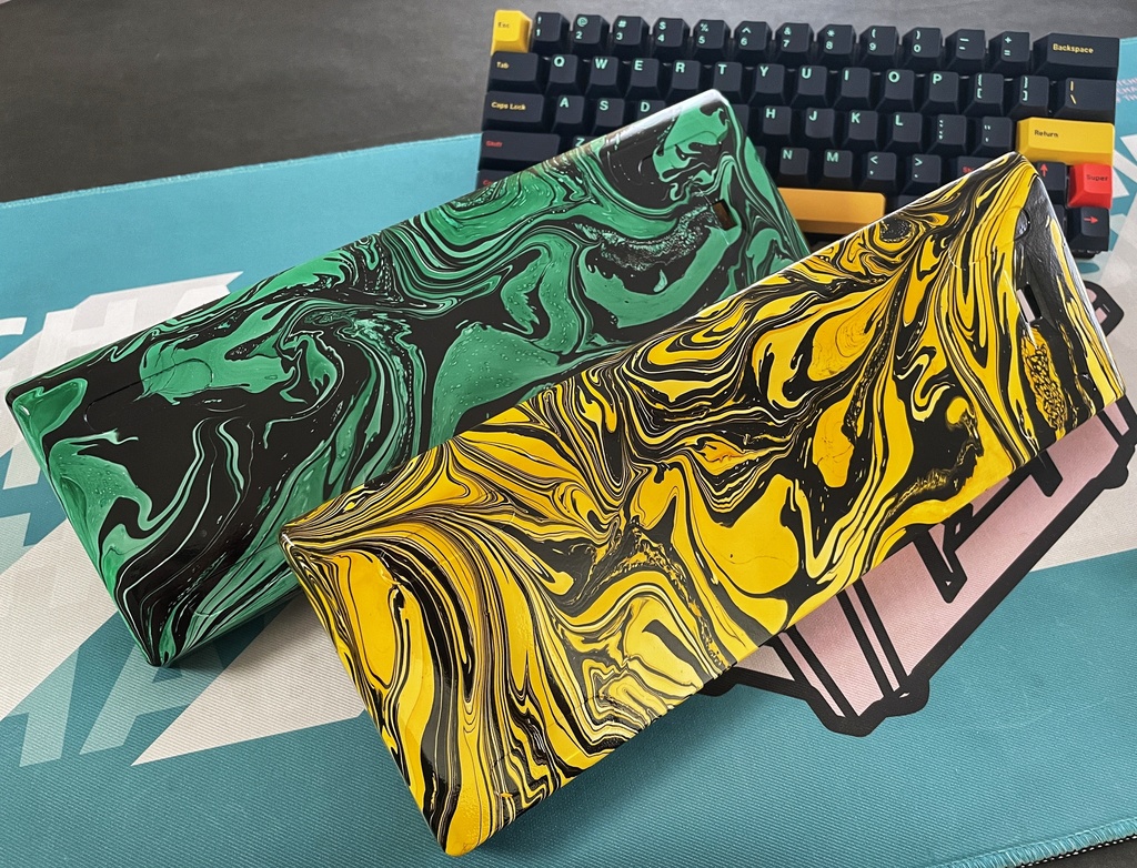 Marble Paint Keyboard Case Vol.3