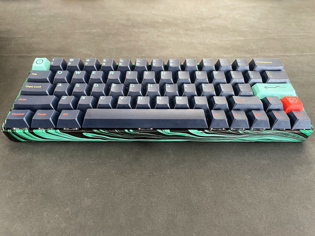 Marble Paint Keyboard Case Vol.3