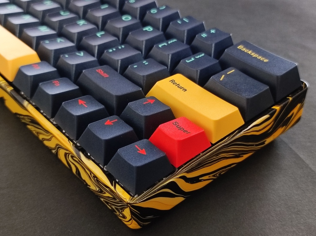 Marble Paint Keyboard Case Vol.3