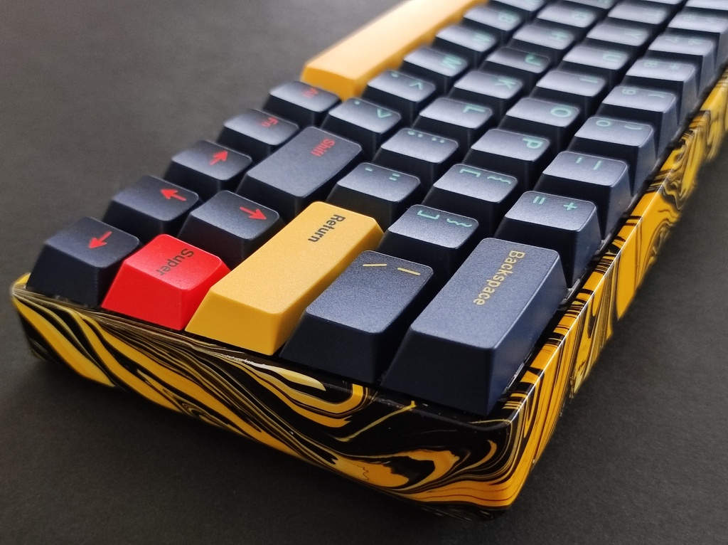 Marble Paint Keyboard Case Vol.3