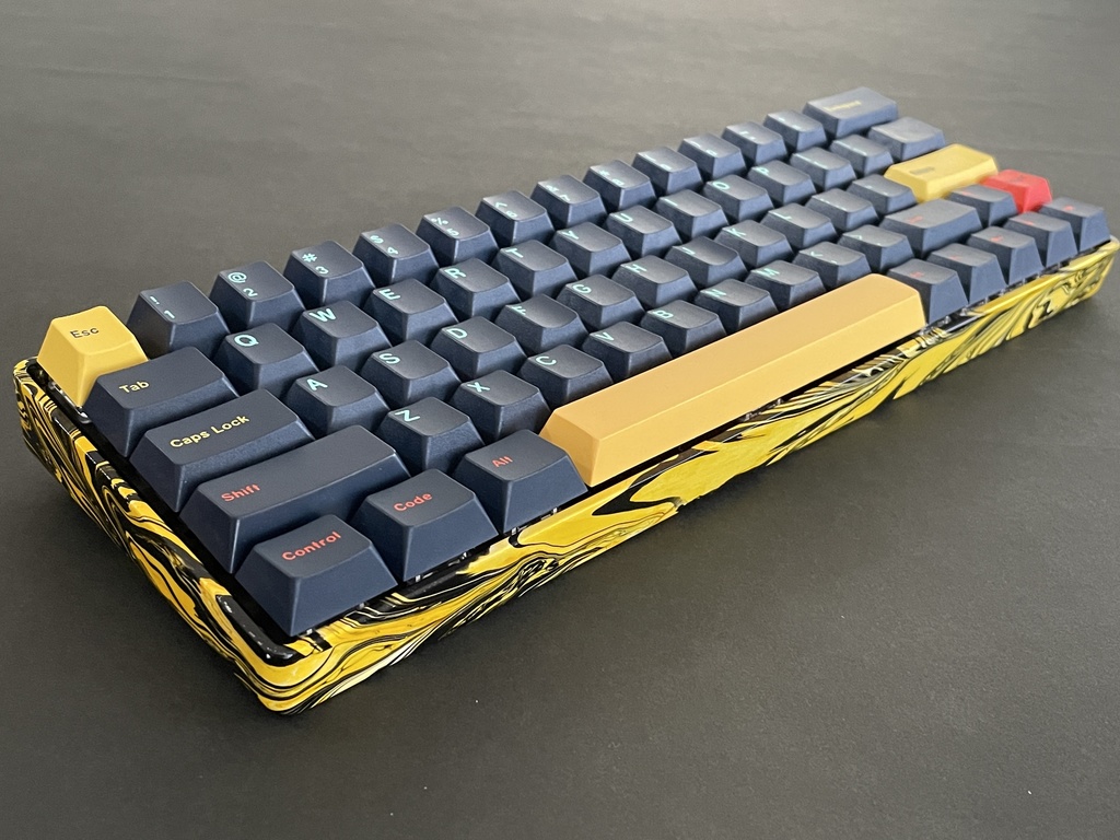 Marble Paint Keyboard Case Vol.3