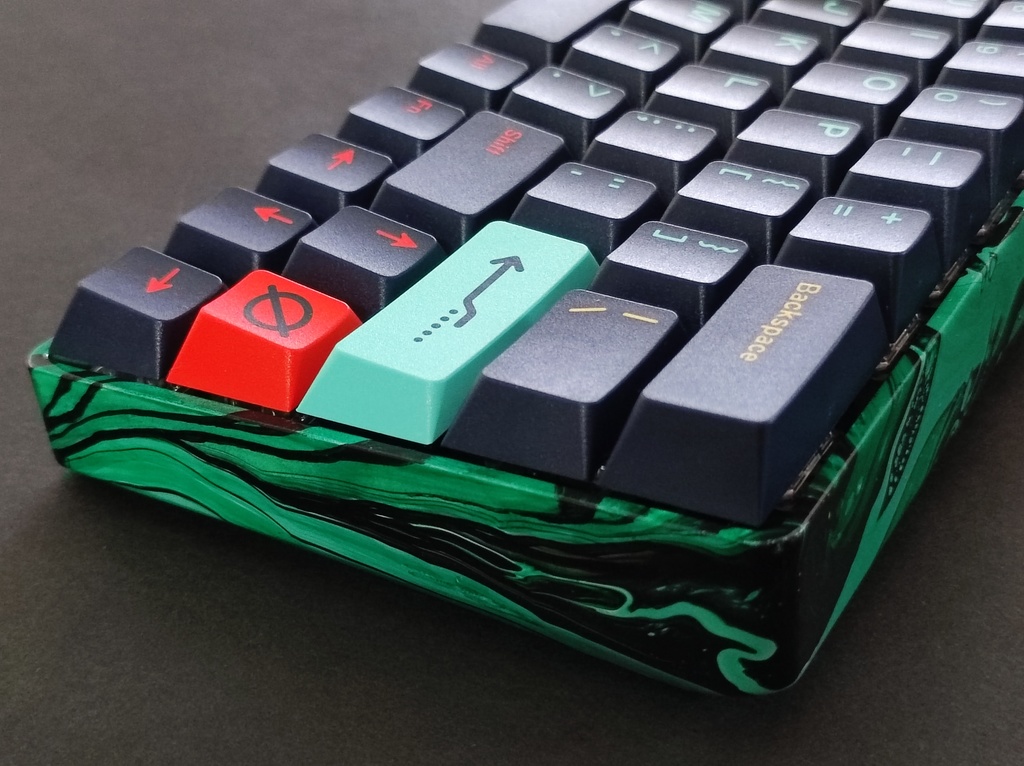 Marble Paint Keyboard Case Vol.3