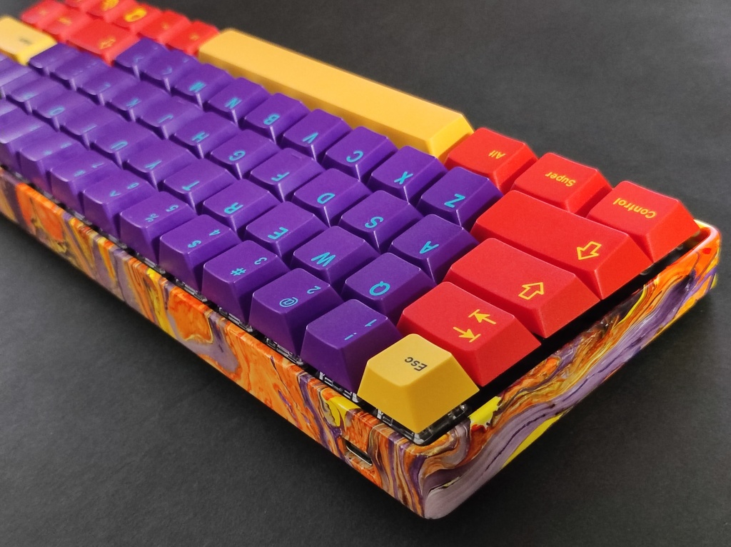 Marble Paint keyboard Case Vol.4