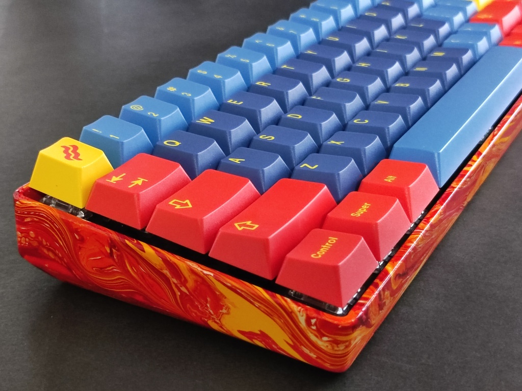Marble Paint keyboard Case Vol.4
