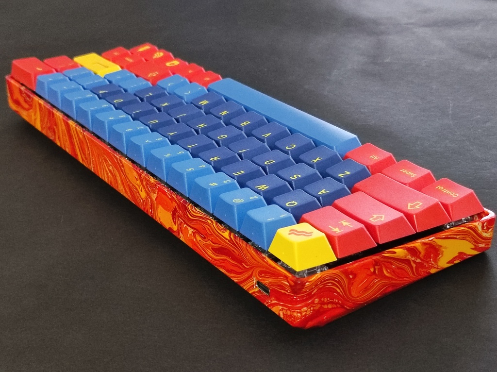 Marble Paint keyboard Case Vol.4