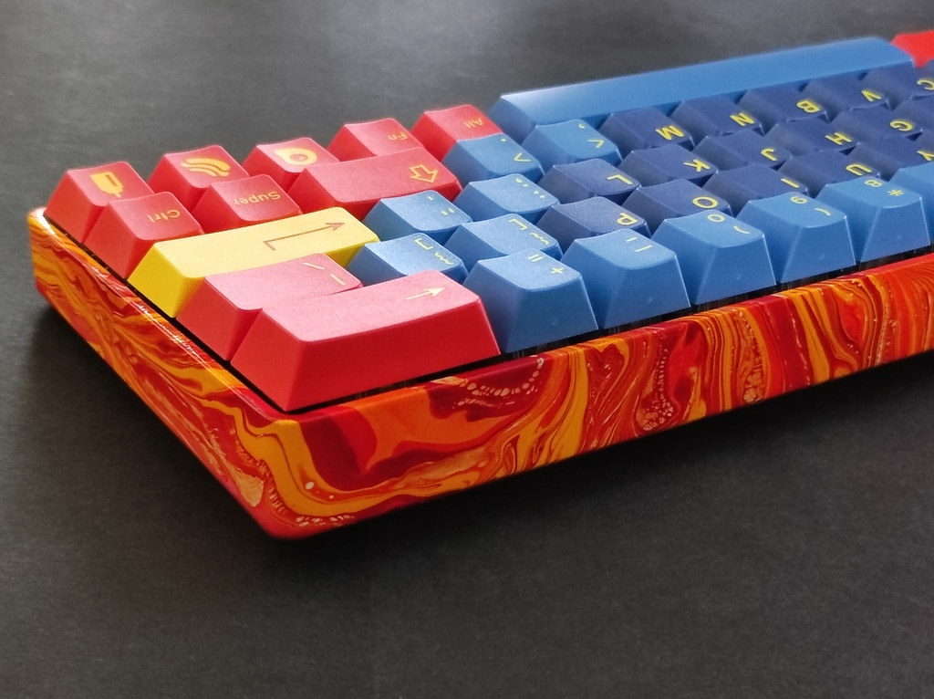 Marble Paint keyboard Case Vol.4