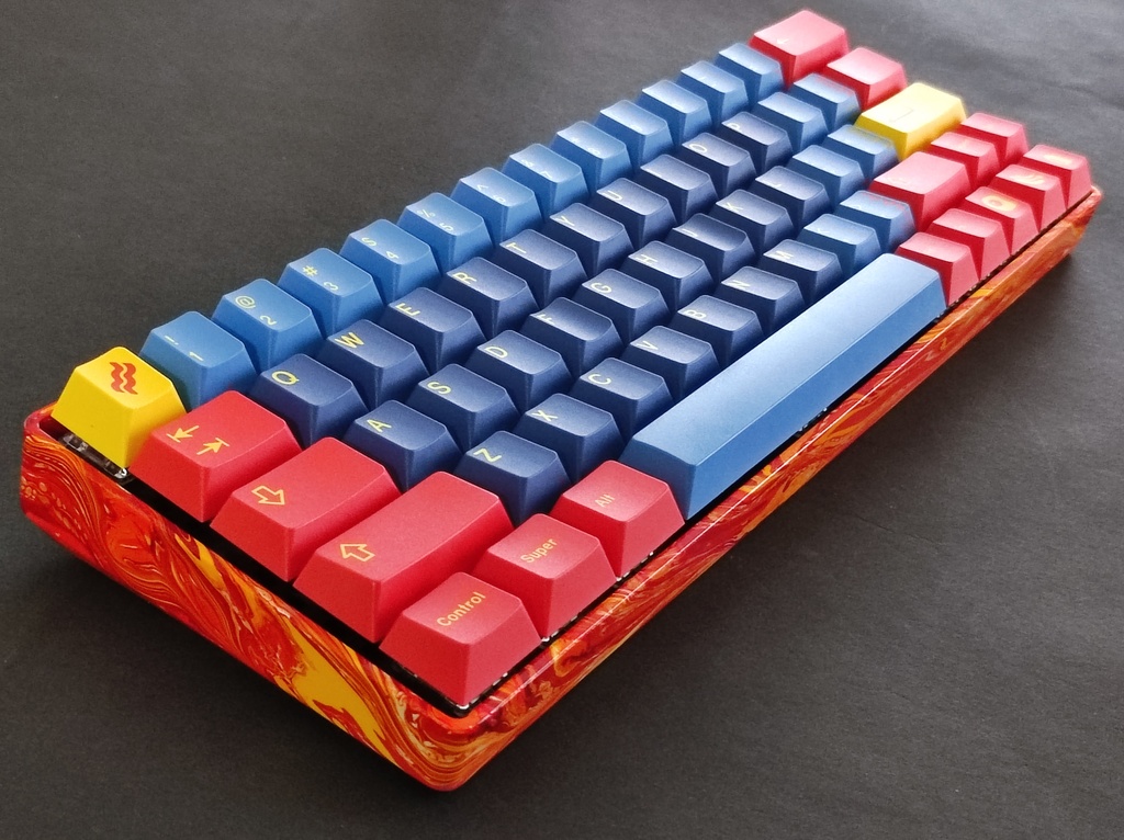 Marble Paint keyboard Case Vol.4