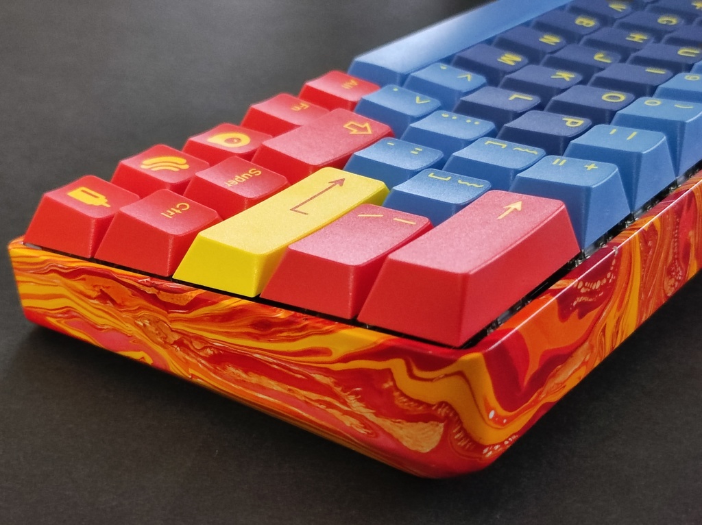 Marble Paint keyboard Case Vol.4