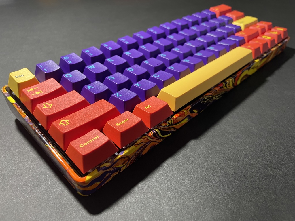 Marble Paint keyboard Case Vol.4