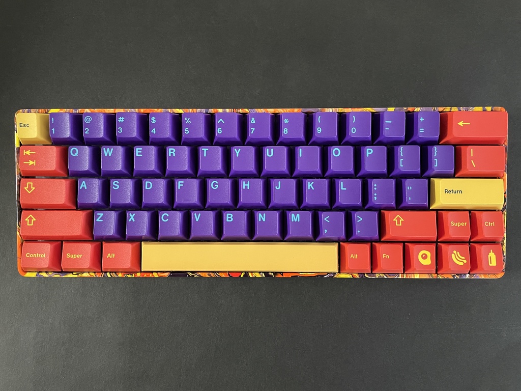 Marble Paint keyboard Case Vol.4