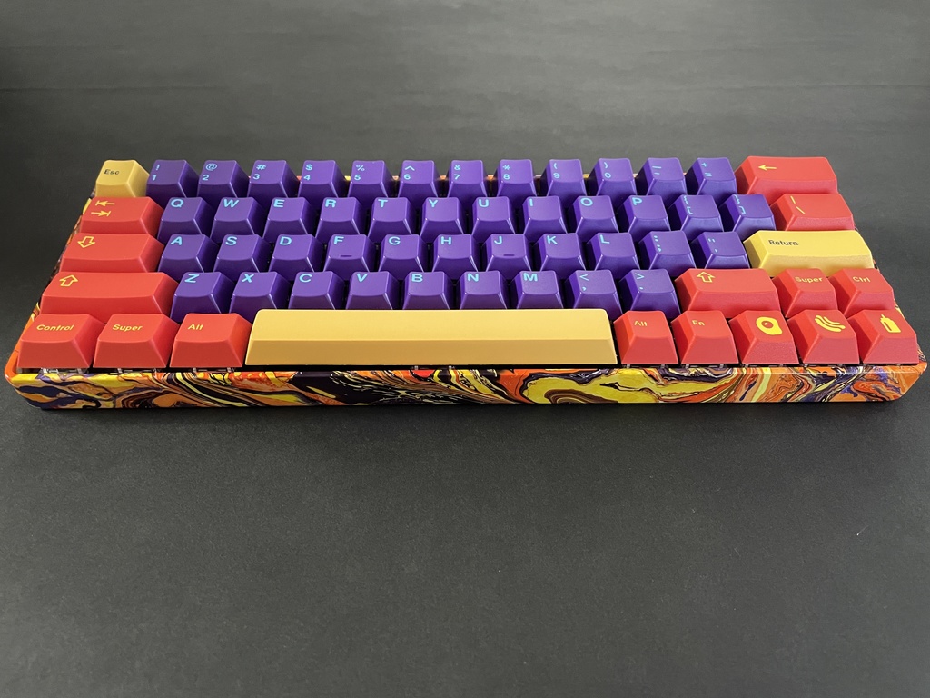 Marble Paint keyboard Case Vol.4