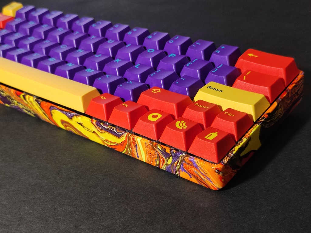 Marble Paint keyboard Case Vol.4