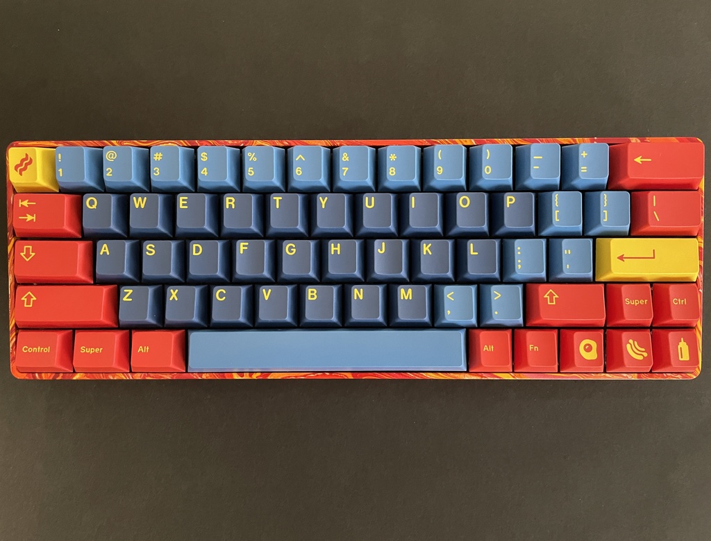 Marble Paint keyboard Case Vol.4