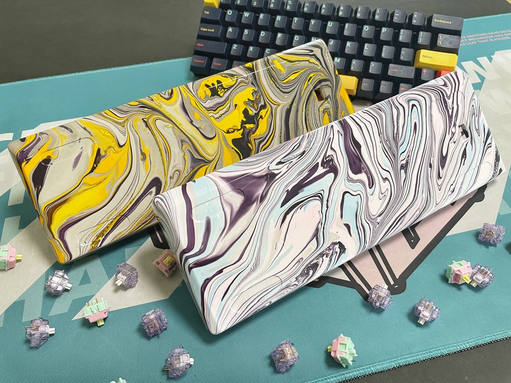 Marble Paint Keyboard Case Vol.5