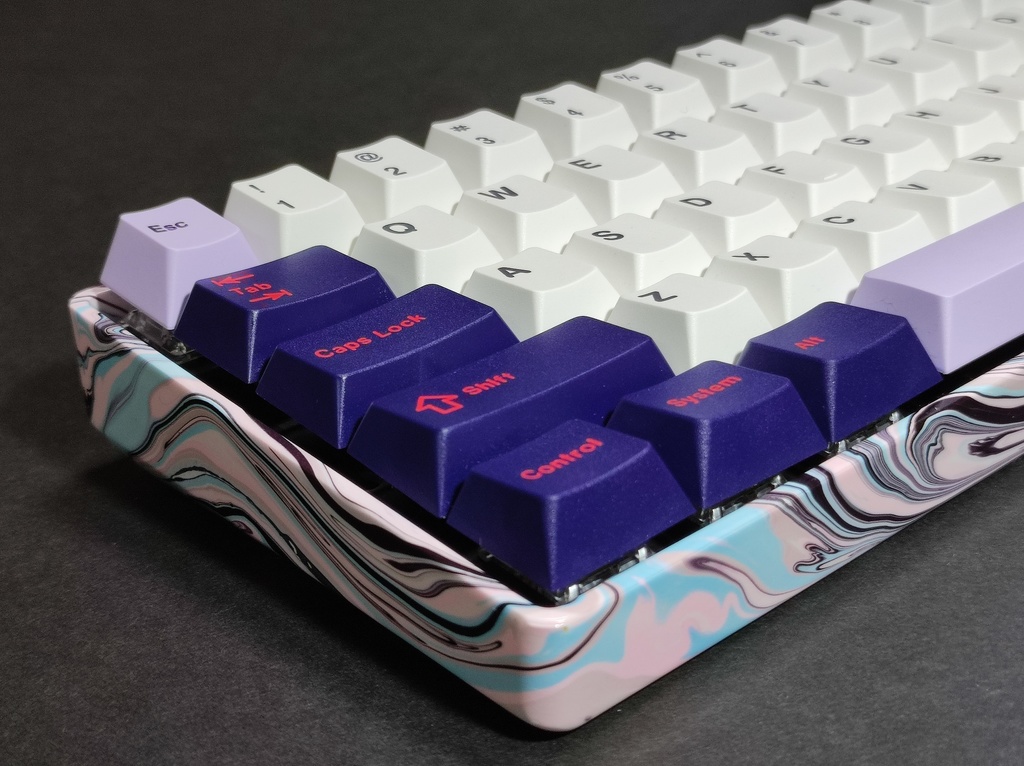 Marble Paint Keyboard Case Vol.5