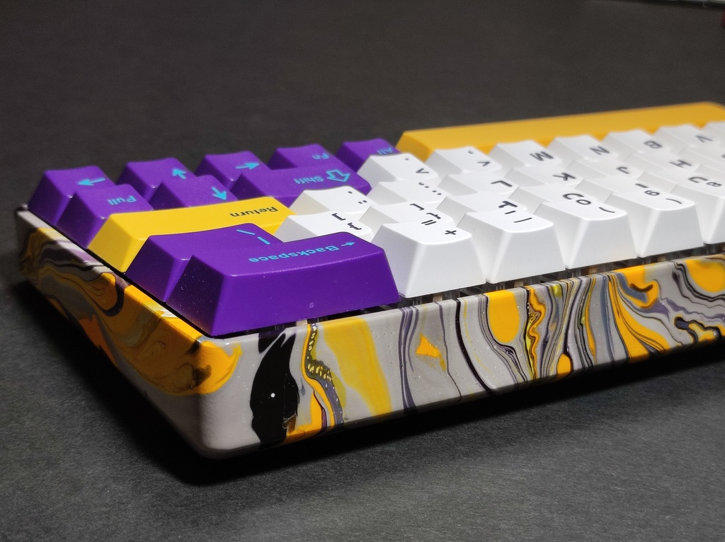 Marble Paint Keyboard Case Vol.5