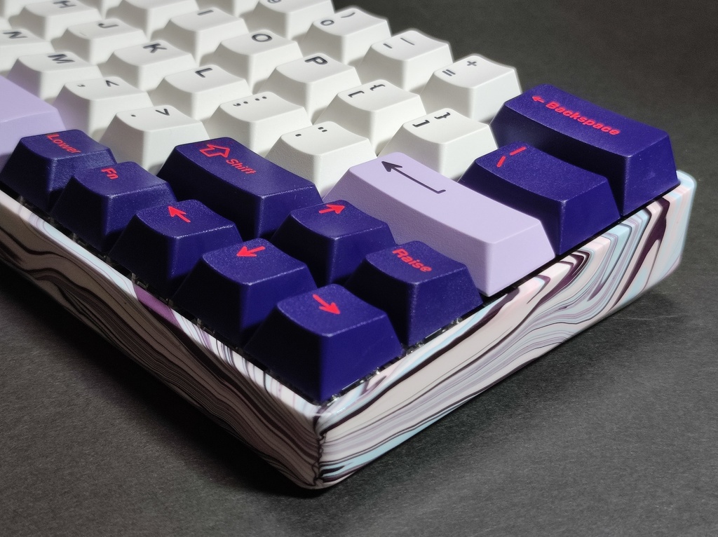 Marble Paint Keyboard Case Vol.5