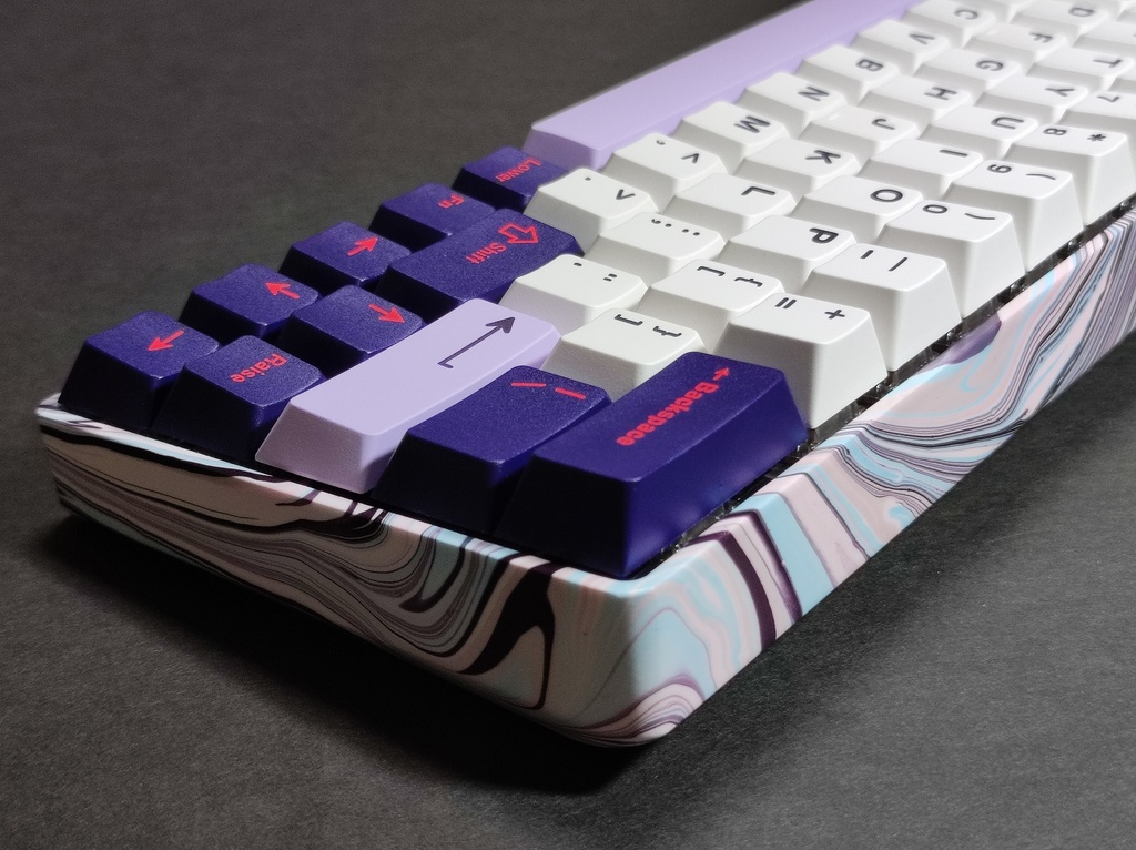 Marble Paint Keyboard Case Vol.5