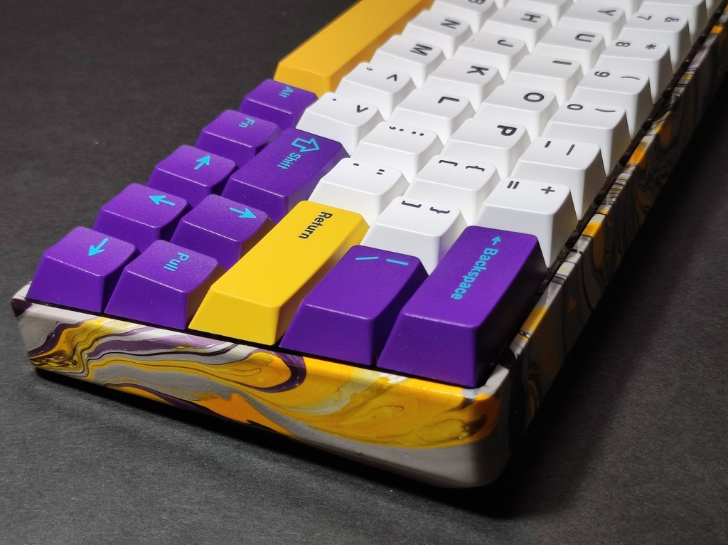 Marble Paint Keyboard Case Vol.5