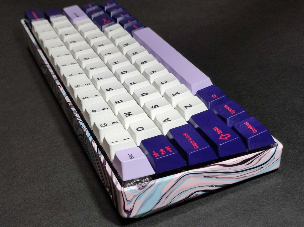 Marble Paint Keyboard Case Vol.5