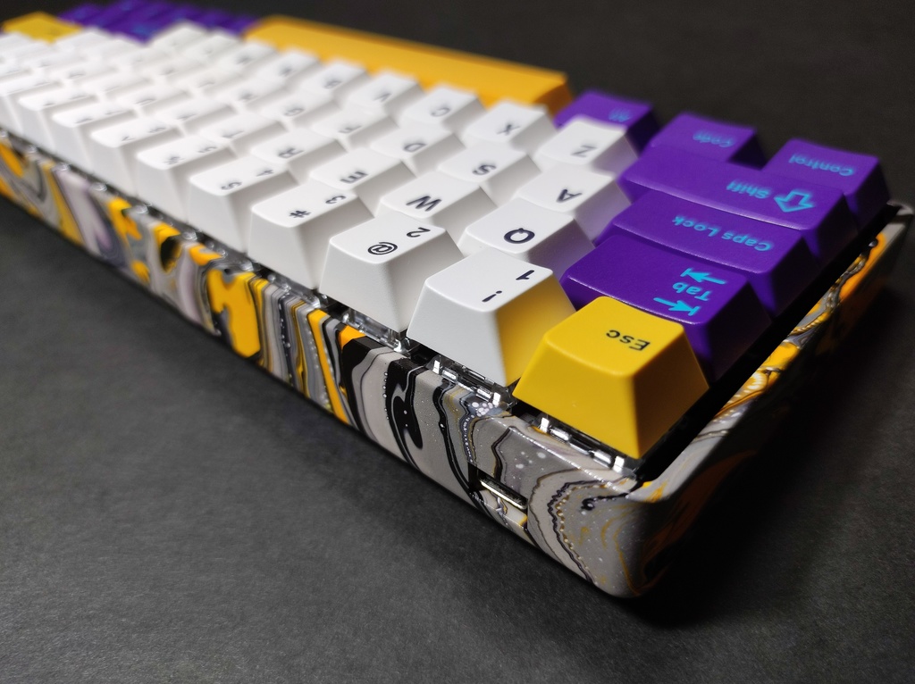 Marble Paint Keyboard Case Vol.5