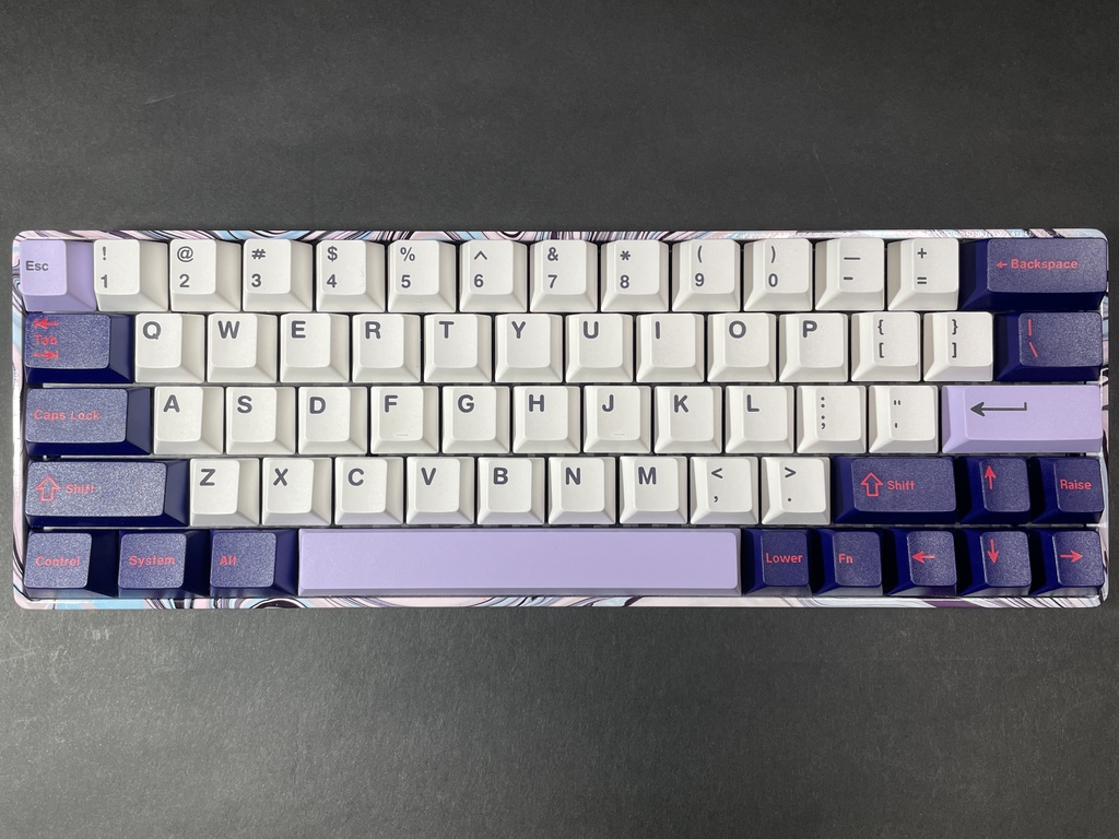 Marble Paint Keyboard Case Vol.5