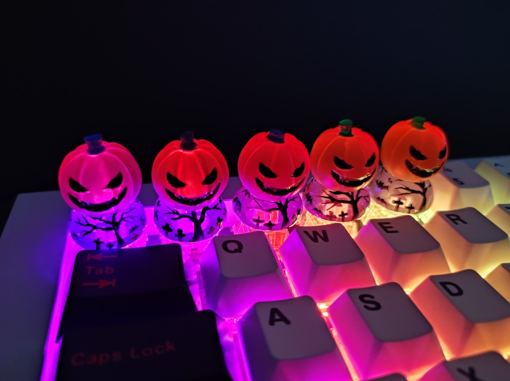 ジャック・オ・ランタンキーキャップ