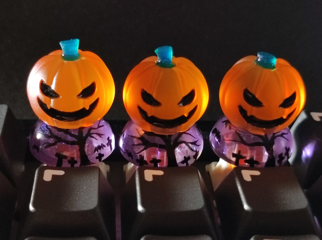 ジャック・オ・ランタンキーキャップ