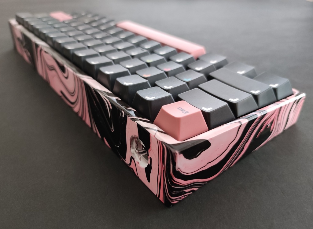 Marble Paint Keyboard Case Aluminum Ed.