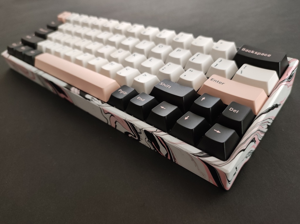 Marble Paint Keyboard Case Aluminum Ed.