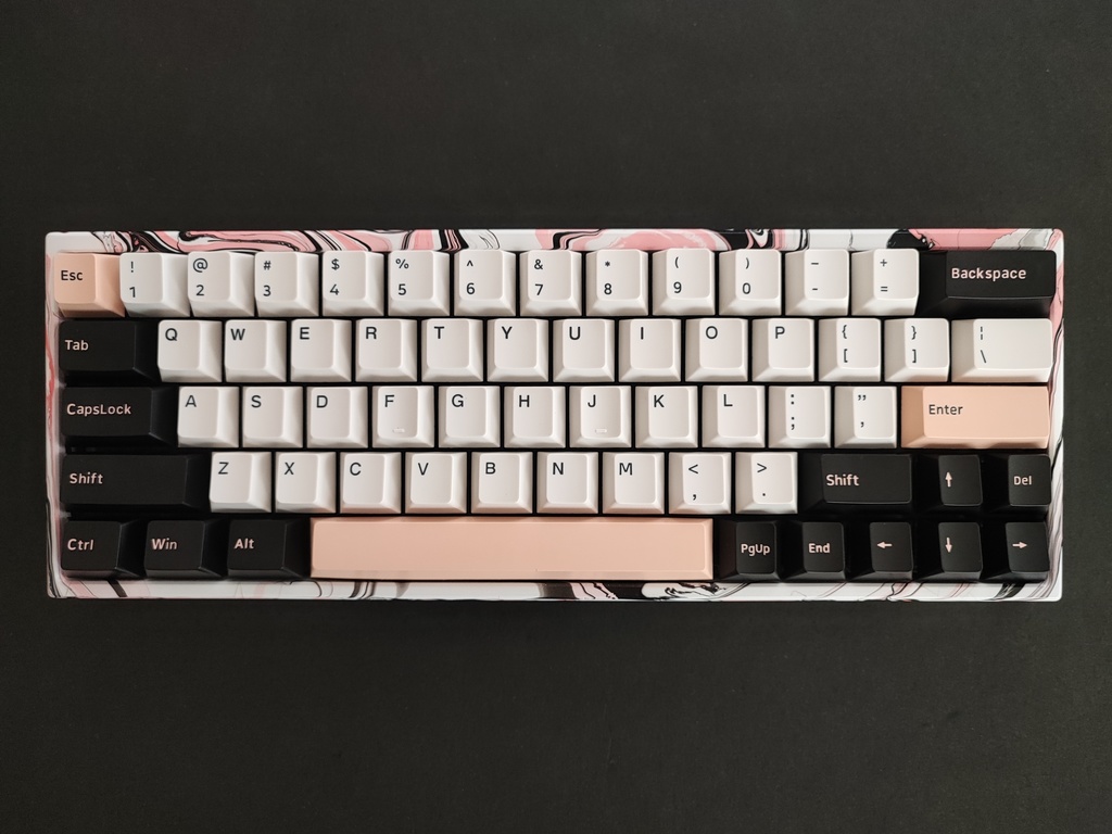 Marble Paint Keyboard Case Aluminum Ed.