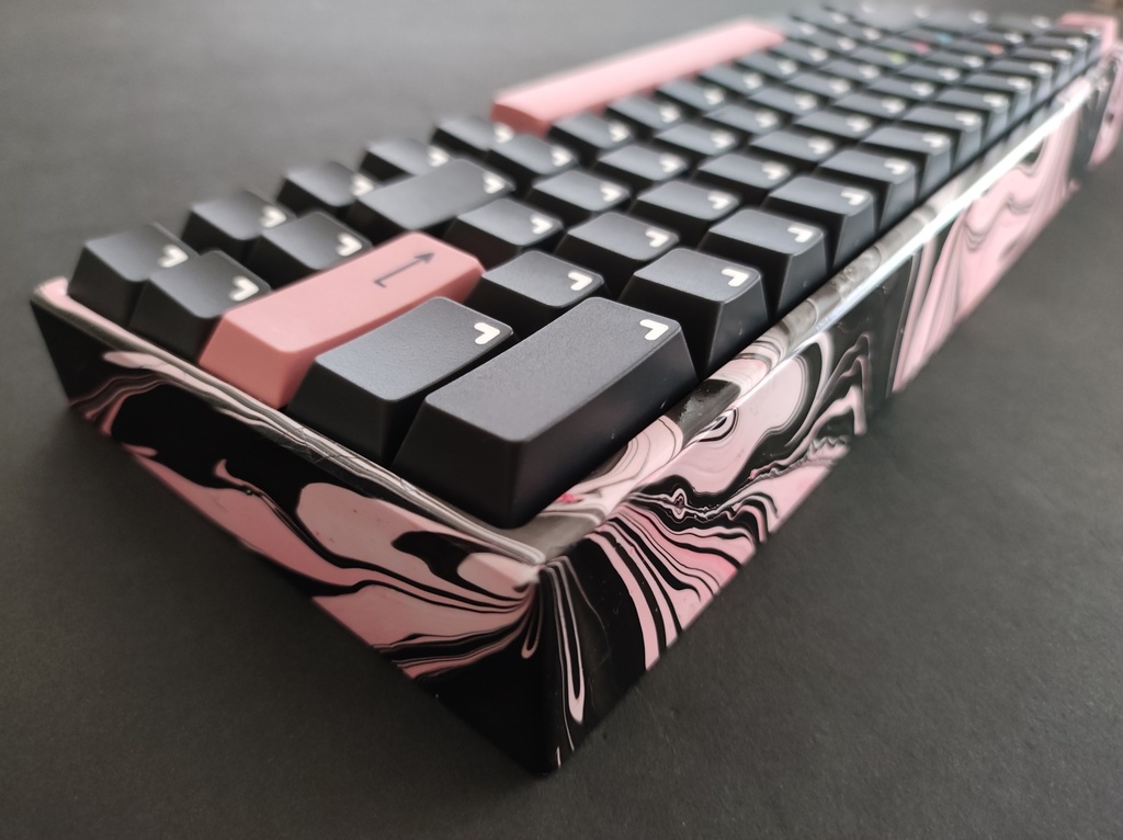 Marble Paint Keyboard Case Aluminum Ed.
