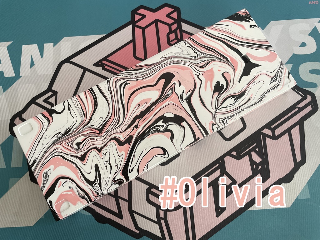 Marble Paint Keyboard Case Aluminum Ed.