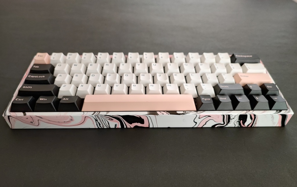 Marble Paint Keyboard Case Aluminum Ed.