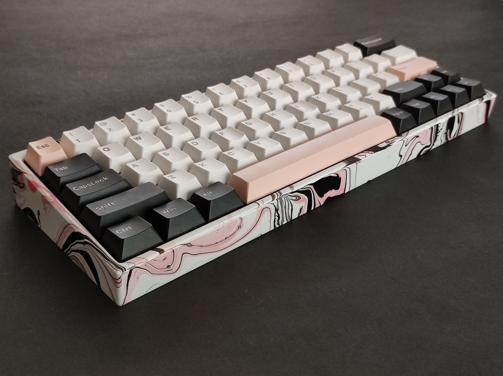 Marble Paint Keyboard Case Aluminum Ed.