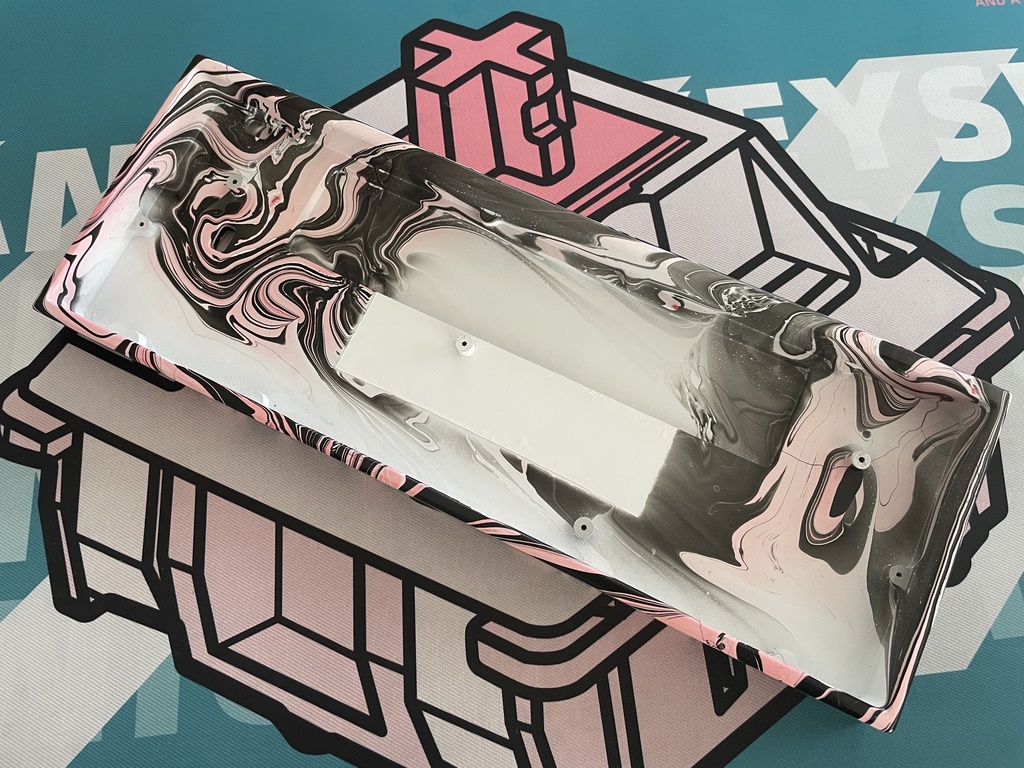 Marble Paint Keyboard Case Aluminum Ed.