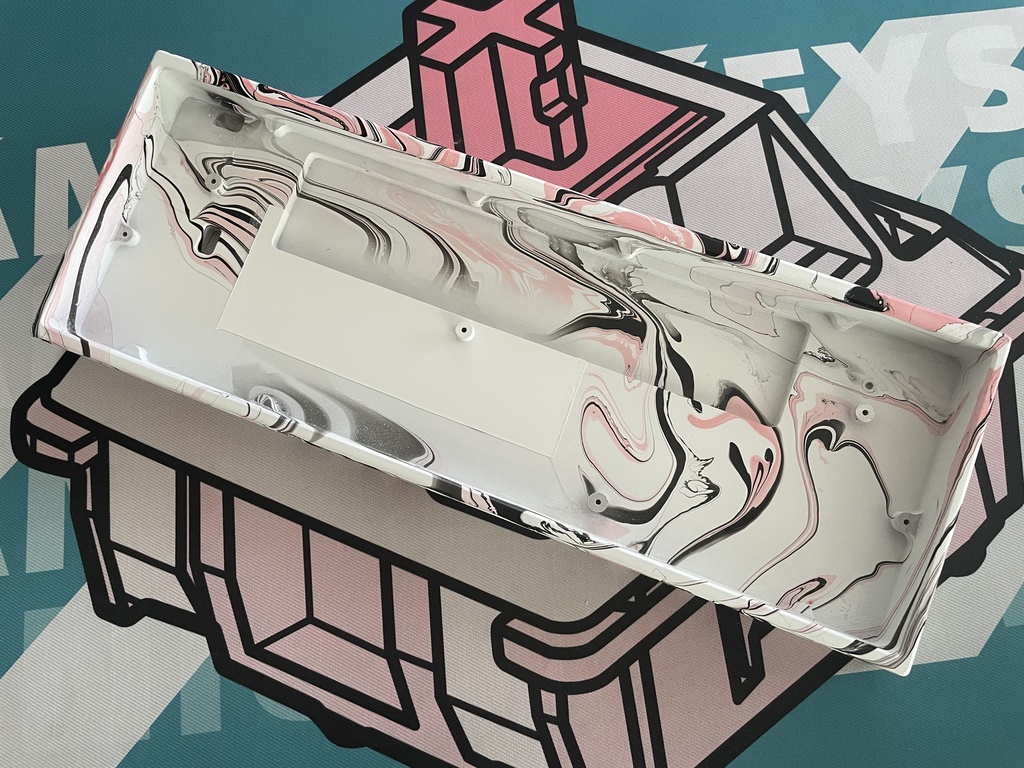 Marble Paint Keyboard Case Aluminum Ed.