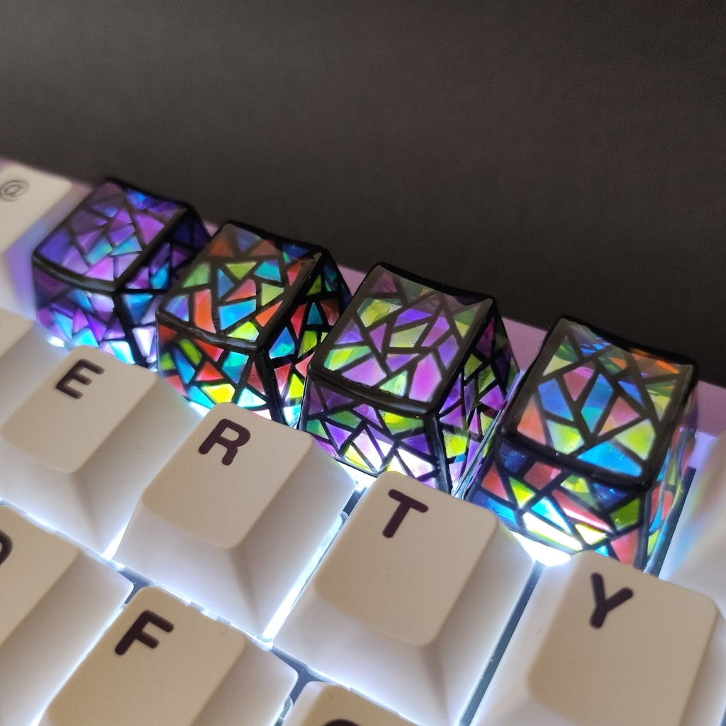 ステンドグラスキーキャップ《OEM R1》