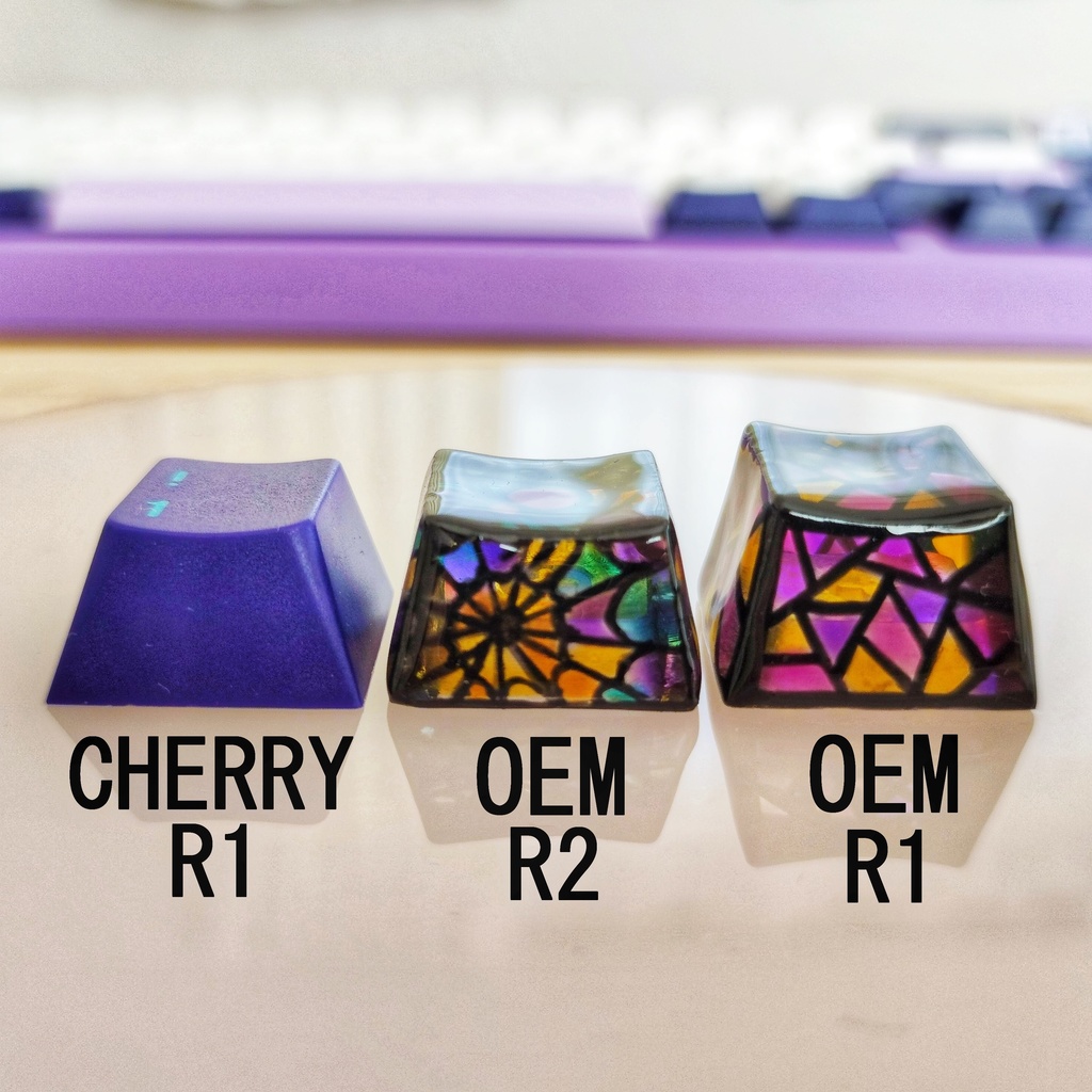 ステンドグラスキーキャップ《OEM R1》